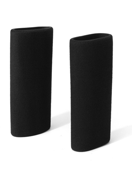 Siyah Stil 2 Adet Evrensel Motosiklet Kaydırma Köpük Anti Titreşim Direksiyon Kavrama Kılıfı Hand Grip Kılıfı (Yurt Dışından)