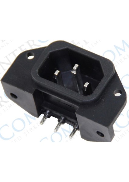 C14 Power Soket Erkek Kulaklı 90C Pcb (IC-212C) (5067)