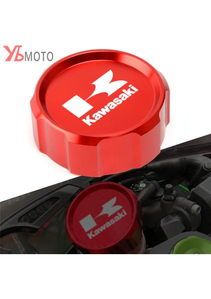 Yeşil Stil Kawasaki Zsx Ninja ZX10R ZX9R ZX6R ZX250R Z750S Z750 GTR1400 Için Motosiklet C Ön Fren Sıvı Deposu Kapağı Kapak (Yurt Dışından)