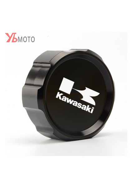 Siyah Stil Kawasaki Zsx Ninja ZX10R ZX9R ZX6R ZX250R Z750S Z750 GTR1400 Için Motosiklet C Ön Fren Sıvı Deposu Kapağı Kapak (Yurt Dışından)