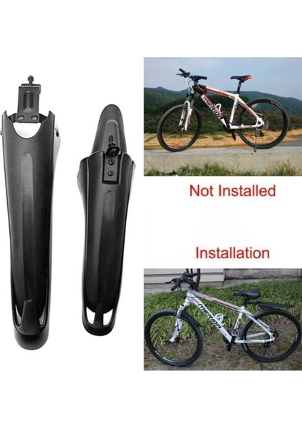 Dağ Bisiklet Çamurluk Ön Arka Set Kadro Montajlı