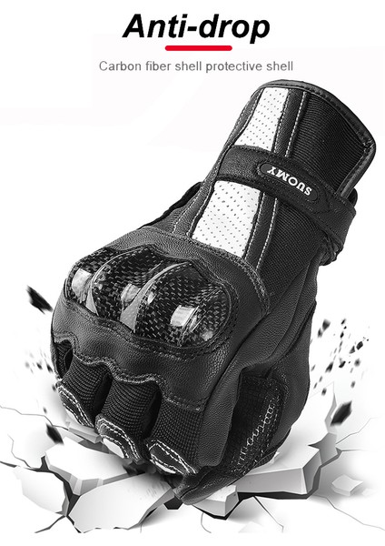 SU11 Yeşil stil XS beden Suomy Kadın Pembe Keçi Derisi Motosiklet Eldiveni Bayan Uzun Parmak Scooter Elektrikli Bisiklet Eldiveni Bisiklet Yarışı Motokros Luvas XS (Yurt Dışından)