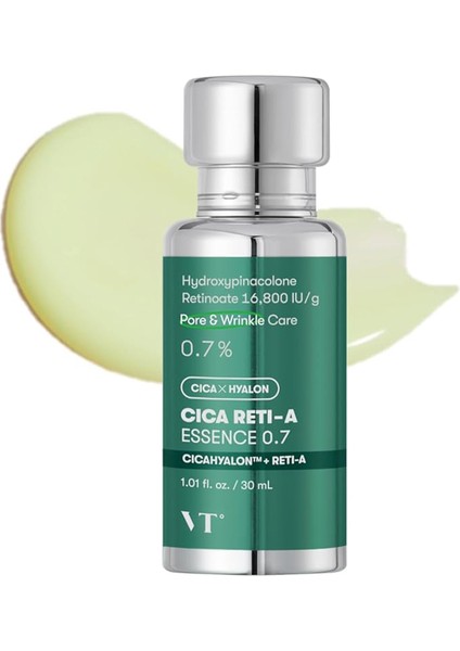 Vt Cica Reti-A Essence 0.7 / Vt Cica Reti-A %0.7 Retinoid Esansı – Gözenek ve Kırışma Bakımı (Master Seviye)