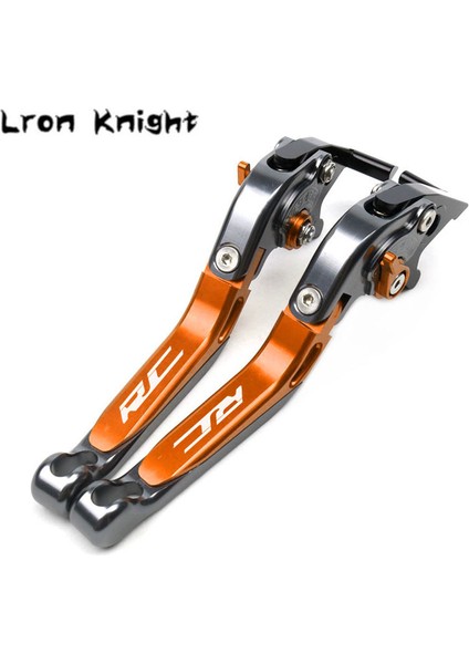Logo Rc C Stili Ktm 125DUKE 200DUKE 250DUKE 390DUKE RC125 RC200 RC390 Rc Duke Motosiklet C Ayarlanabilir Fren Debriyaj Kolları (Yurt Dışından)