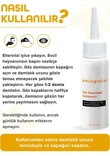 Kediler ve Köpekler Için Göz Solüsyonu fiyatları