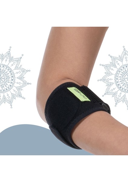 Konforlu Dirsek Bandajı, Spor ve Günlük Kullanım İçin Destekli Beden: Standart