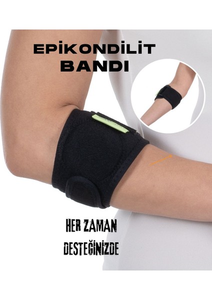 Konforlu Dirsek Bandajı, Spor ve Günlük Kullanım İçin Destekli Beden: Standart modelleri