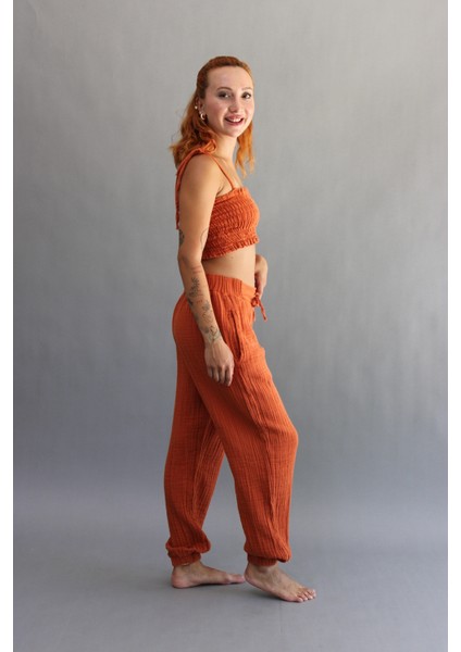 Müslin Gipeli Crop Top fiyatları