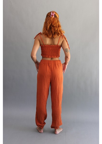 Müslin Gipeli Crop Top fırsatları