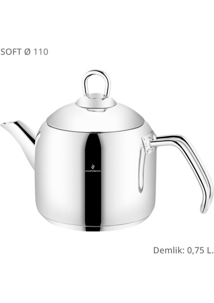 Soft 0,75 L. Tekli Demlik