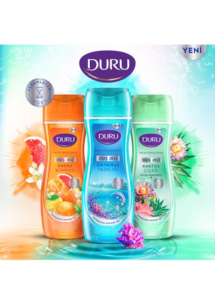 Fresh Sensations Enerji Bombası Duş Jeli 3X450 ml