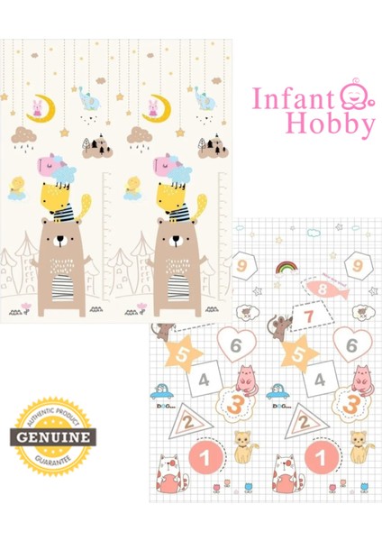 Infant Hobby Amigos Katlanabilir Köpük Oyun Matı 160 x 180 x 1 cm indirimleri