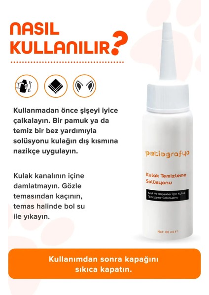 Kedi ve Köpek Için Kulak Temizleme Solüsyonu-Kulak Uyuzu fırsatları