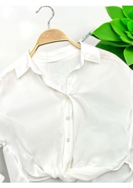 Kız Çocuk Yazlık Bağlama Detaylı Gömlek fırsatları