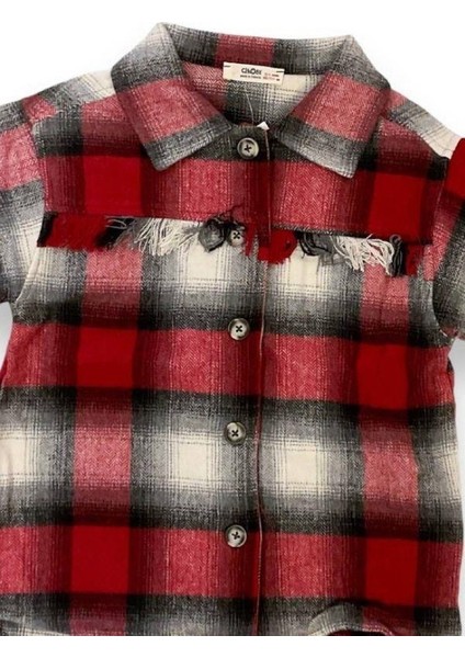 Kız Çocuk Kışlık Ekose Desen Gömlek indirimleri