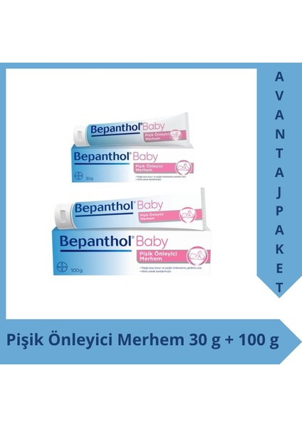 Baby Pişik Önleyici Merhem 30 G + 100 G
