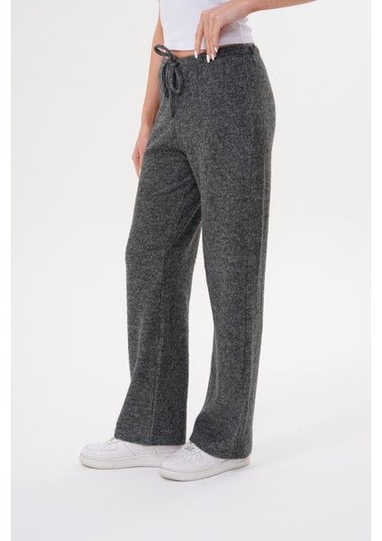 Kadın Yumoş Pantolon Beli Lastikli Cepli Bol Örme Pantolon Yumoş Pantolon fiyatları