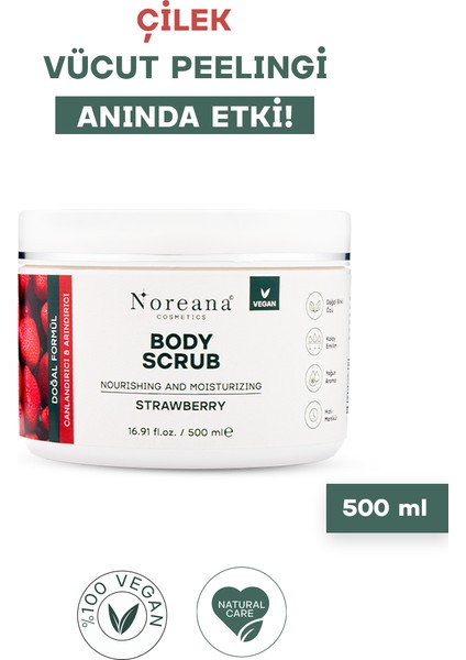 Çilekli 500ML Scrub Peeling