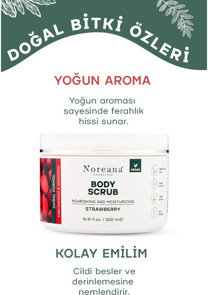 Çilekli 500ML Scrub Peeling