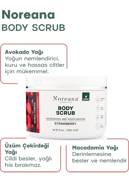 Çilekli 500ML Scrub Peeling