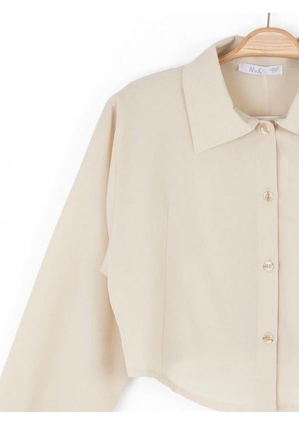 Kız Çocuk Pamuklu Bol Kesim Uzun Kol Gömlek indirimleri