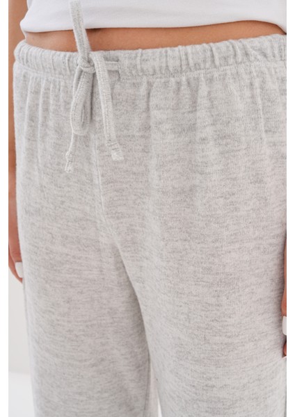 Kadın Yumoş Pantolon Beli Lastikli Cepli Bol Örme Pantolon Yumoş Pantolon fırsatları