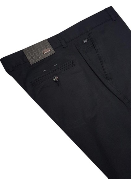 Erkek Siyah Perfore Armür Klasik Kesim Keten Pantolon indirimleri