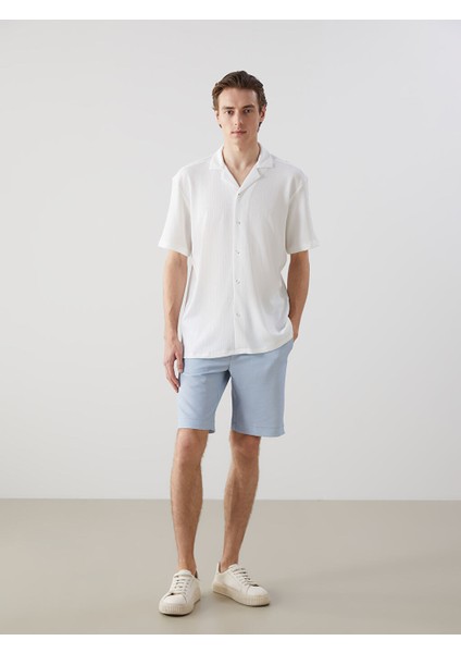 Yeni Sezon Slim Fit Erkek Sort - S56583Z8