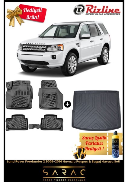 Land Rover Freelander 2 2006-2014 Havuzlu Paspas & Bagaj Havuzu Seti+(Hediyeli!) fiyatları