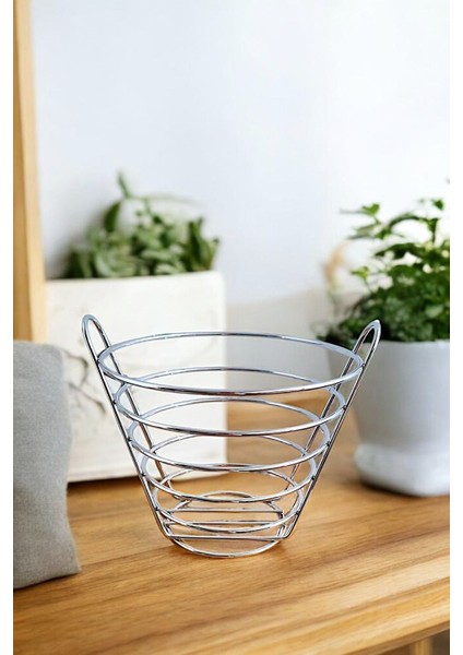 Elite Metal Meyve Sepeti 27 cm 1 Adet