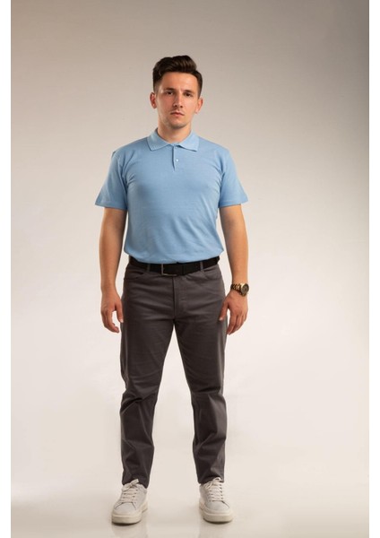 Mavi Kısa Kollu Genç Boy Lise Okul Lakos Polo Yaka T-Shirt indirimleri
