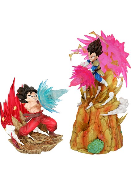 Dragon Ball Vegeta Vs Monkey King Oyun El-Do Model Süsler Heykel Hediyeler Akını (Yurt Dışından)
