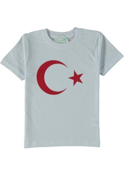 Unisex Çocuk Atatürk Baskılı T-Shirt