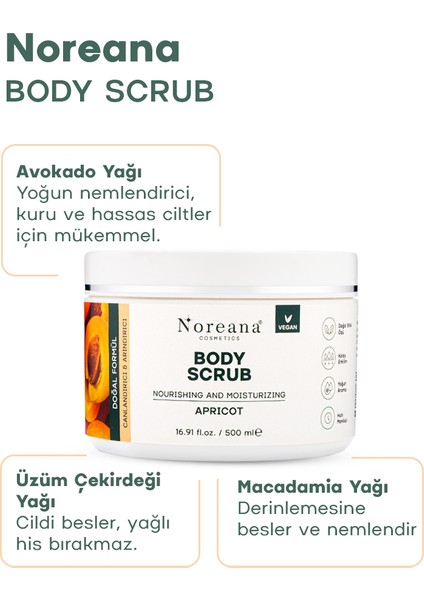 Kayısılı 500ML Scrub Peeling