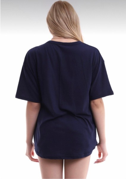 Unisex Kırmızı Bisiklet Yaka Basic Oversize T-Shirt indirimleri