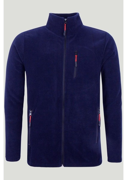 Erkek Polar Tam Fermuarlı 3 Cepli Outdoor Kalın Polar Ceket