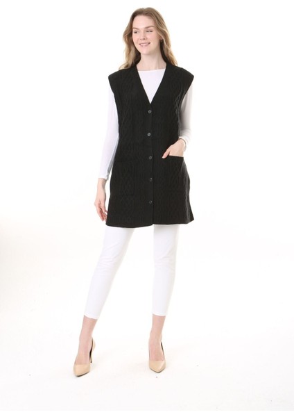 Triko Harttuş Uzun Yelek fiyatları