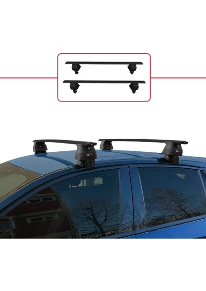 Opel/vauxhall Corsa F 2019 ve Sonrası ile Uyumlu Ace-4 Ara Atkı Tavan Barı Siyah 2 Adet fiyatları