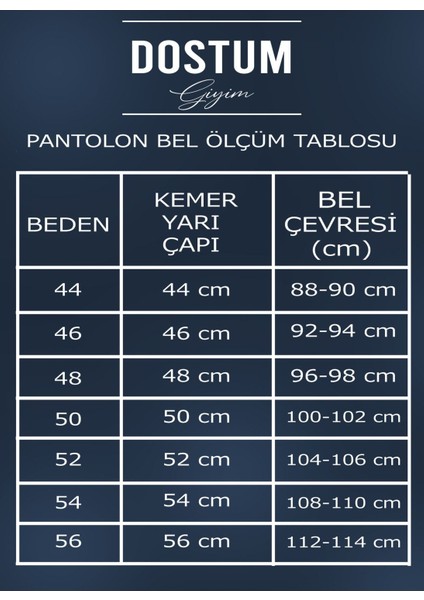 Erkek Mavi Laci Rahat Kalıp Yüksek Bel Klasik Kumaş Pantolon