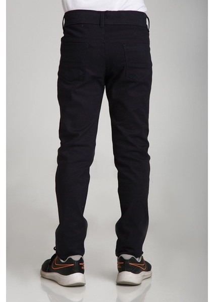 Comender Spor Model Likralı Kanvas Okul Pantolonu (Gizli Bel Lastikli) Siyah modelleri