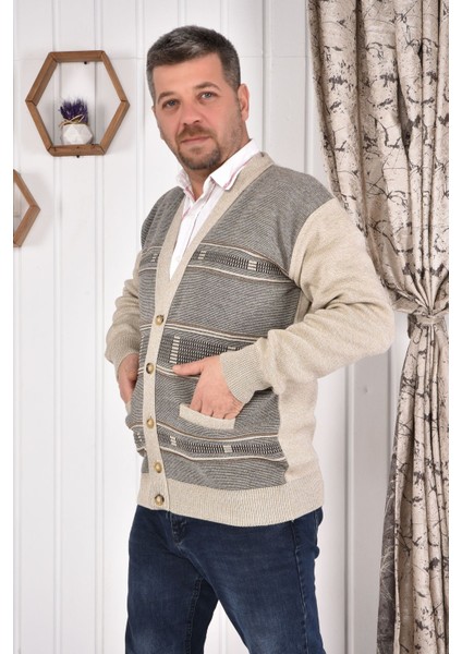 Düğmeli Çift Cepli Hırka modelleri