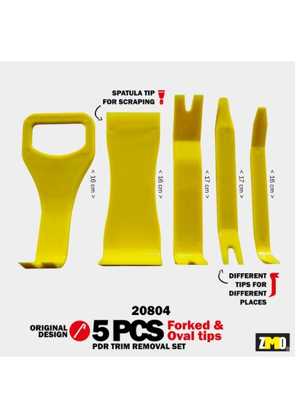 Pdr Trim Sökme 5 Adet Set fiyatları