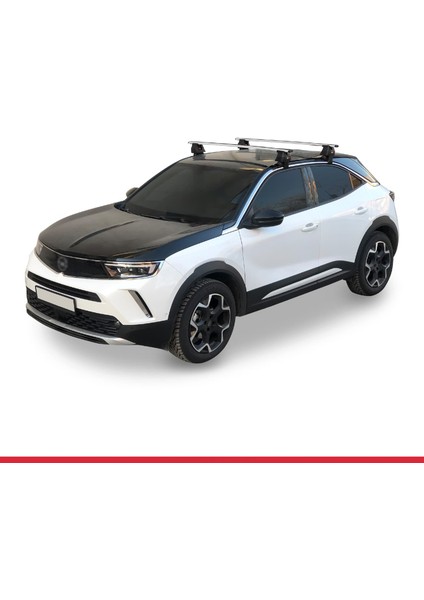 Opel/vauxhall Mokka B 2021 ve Sonrası ile Uyumlu Ace-4 Ara Atkı Tavan Barı Gri 2 Adet modelleri