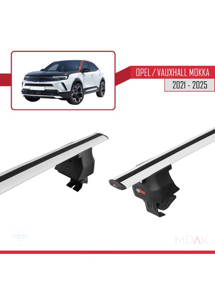 Opel/vauxhall Mokka B 2021 ve Sonrası ile Uyumlu Ace-4 Ara Atkı Tavan Barı Gri 2 Adet indirimleri