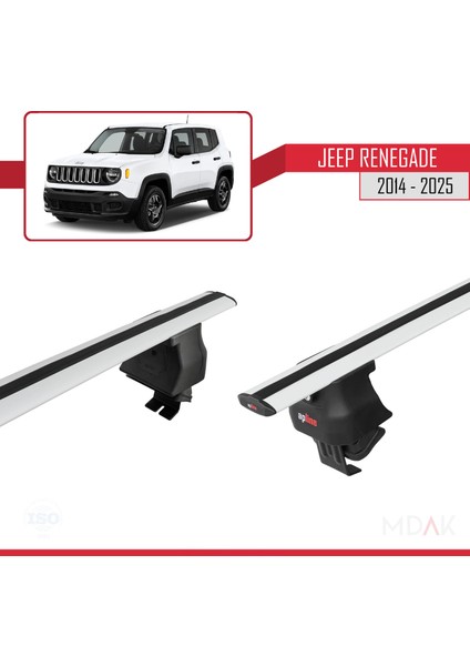 Jeep Renegade (Bu) 2014 ve Sonrası ile Uyumlu Ace-4 Ara Atkı Tavan Barı Gri 2 Adet fırsatları