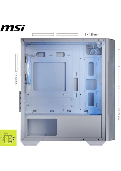 Mag Force M100R Whıte Gamıng Mıcro-Tower Pc Kasası Beyaz indirimleri