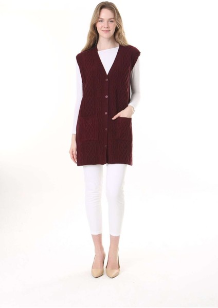 Triko Harttuş Uzun Yelek fiyatları