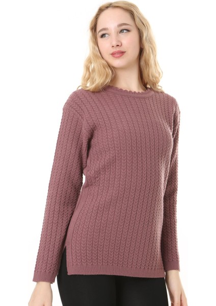 Saç Örmeli Anne Triko Yün Kazak fırsatları