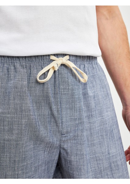Yeni Sezon Standart Kalip Erkek Pijama Alt Sort - S5GQ20Z8