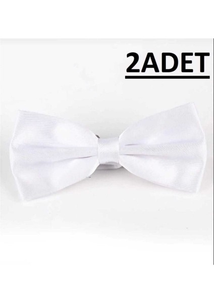 Unisex 2 Adet 2li Çocuk Saten Parlak Okul Gösteri 23 Nisan 29 Ekim 10 Kasım Papyon